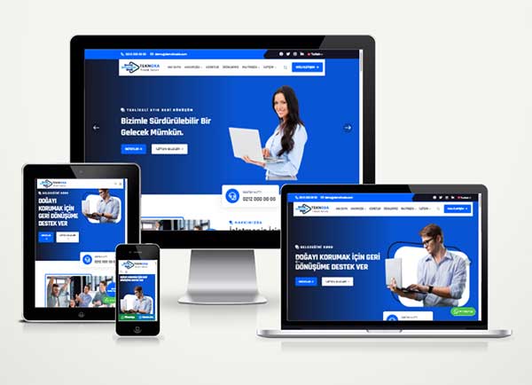 Bilgisayarcı / Teknik Servis Web Sitesi Teknoxa v6.0
